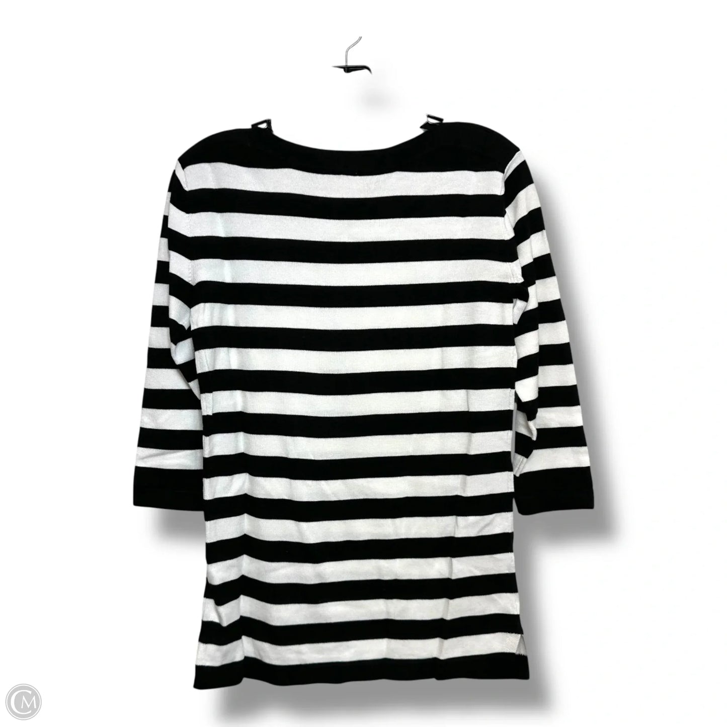 Top Long Sleeve By Belle By Kim Gravel In Striped Pattern, Size: Xxs