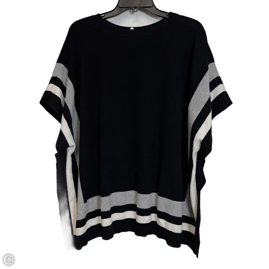 Sweater Short Sleeve By Talbots In Black & White, Size: Xs