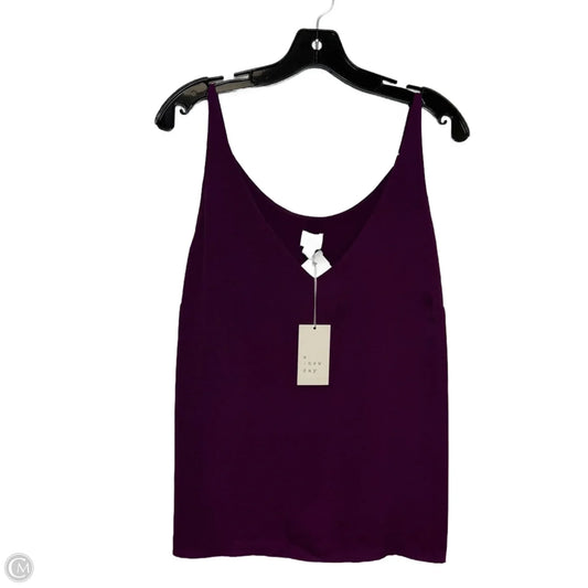Top Sleeveless By A New Day In Purple, Size: L