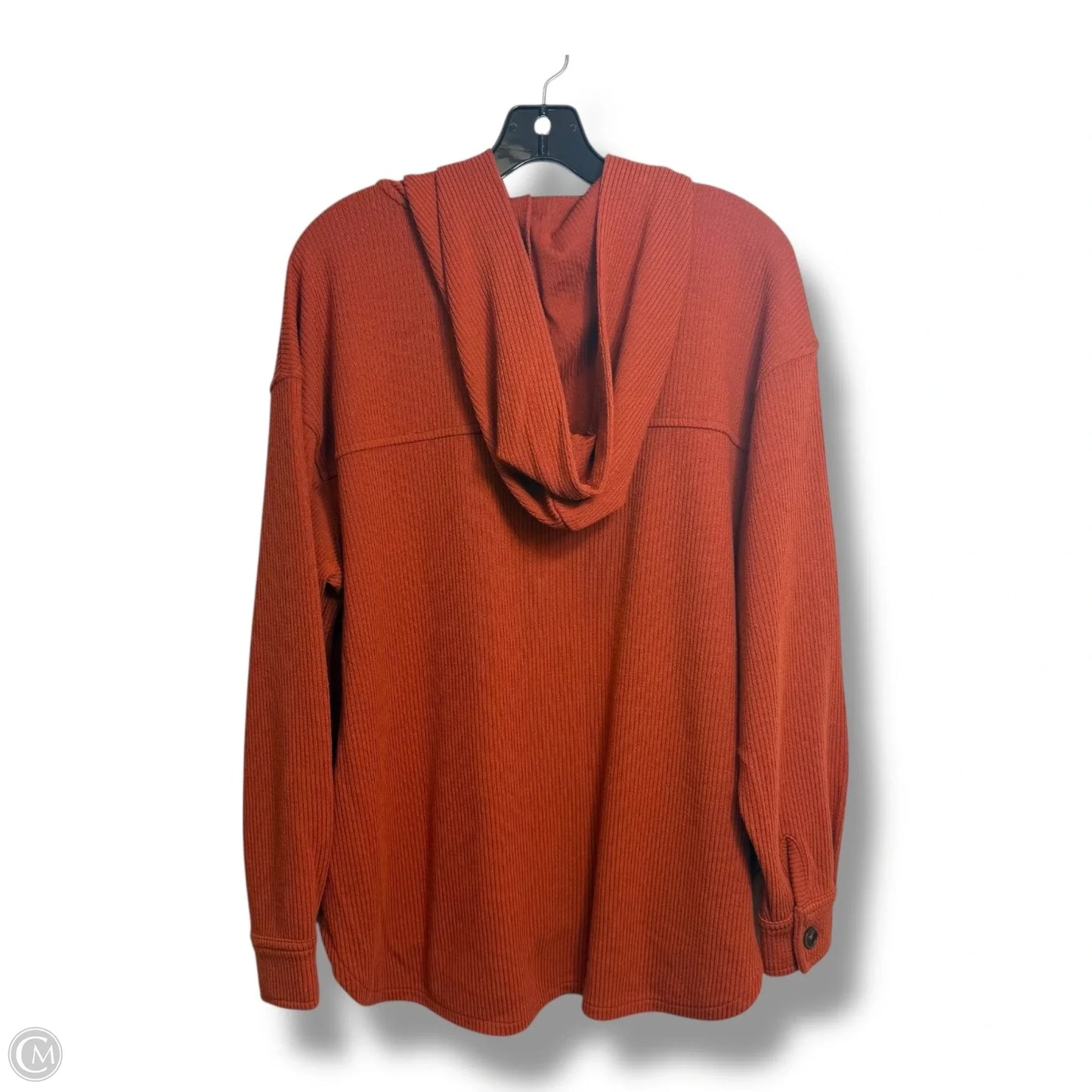 Top Long Sleeve By Time And Tru In Orange, Size: M