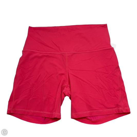 Athletic Shorts By Lululemon In Pink, Size: 10