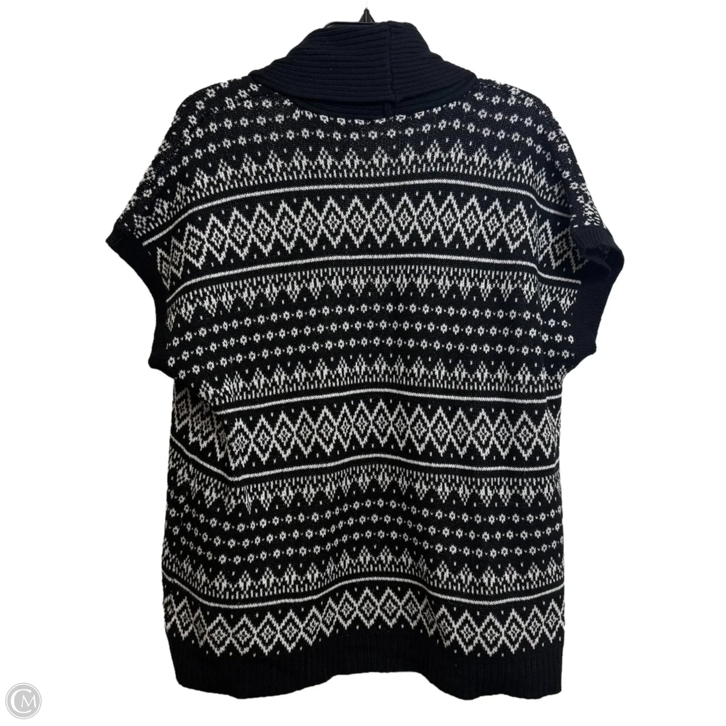 Cardigan By Christopher And Banks In Black & White, Size: Xl