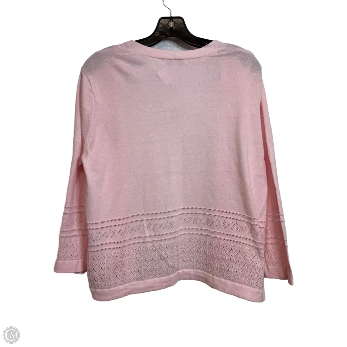 Cardigan By Christopher And Banks In Pink, Size: L