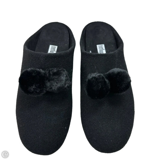 Slippers By Fitflop In Black, Size: 10