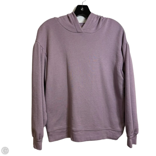 Sweatshirt Hoodie By Madewell In Purple, Size: S