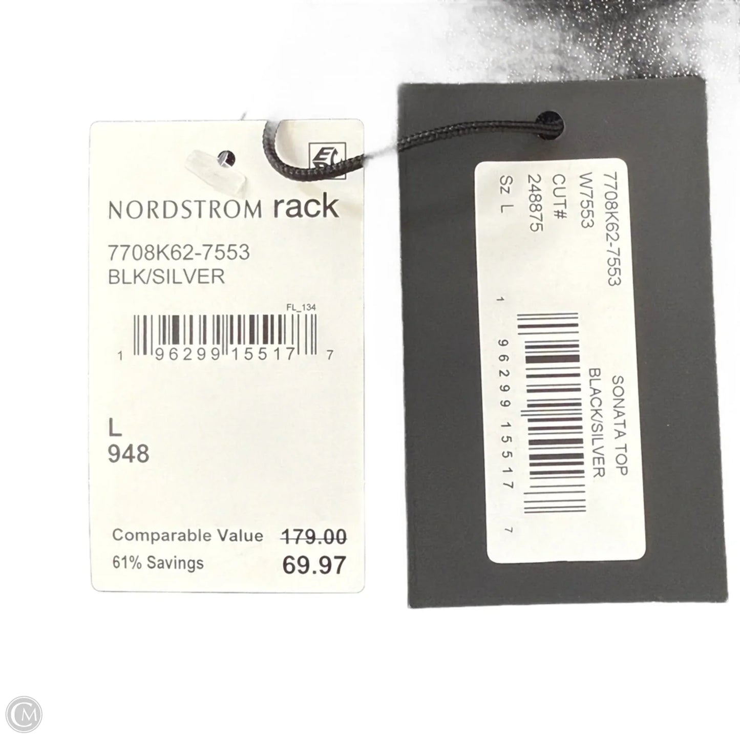 Sweater By Paige In Grey, Size: L