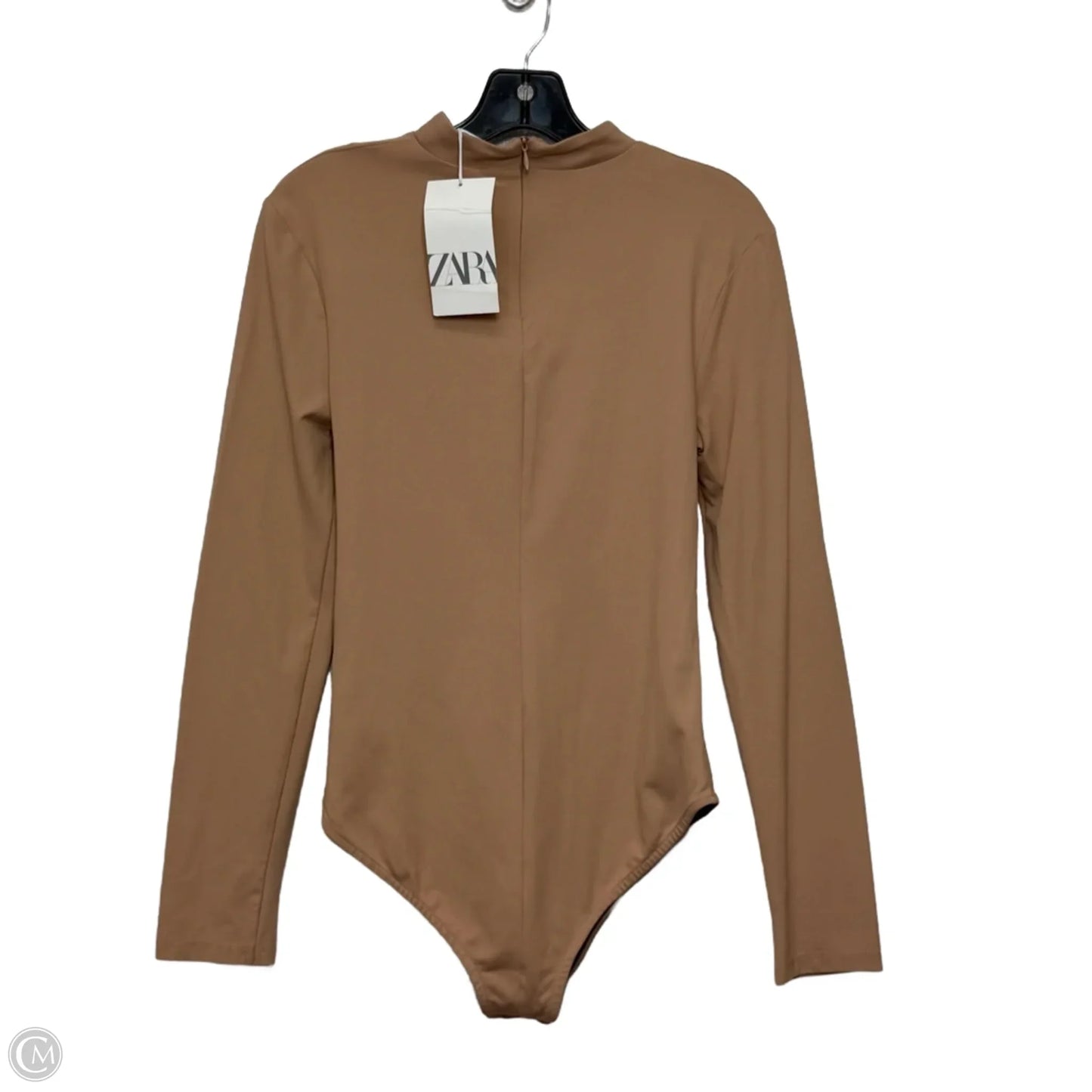 Bodysuit By Zara In Tan, Size: L