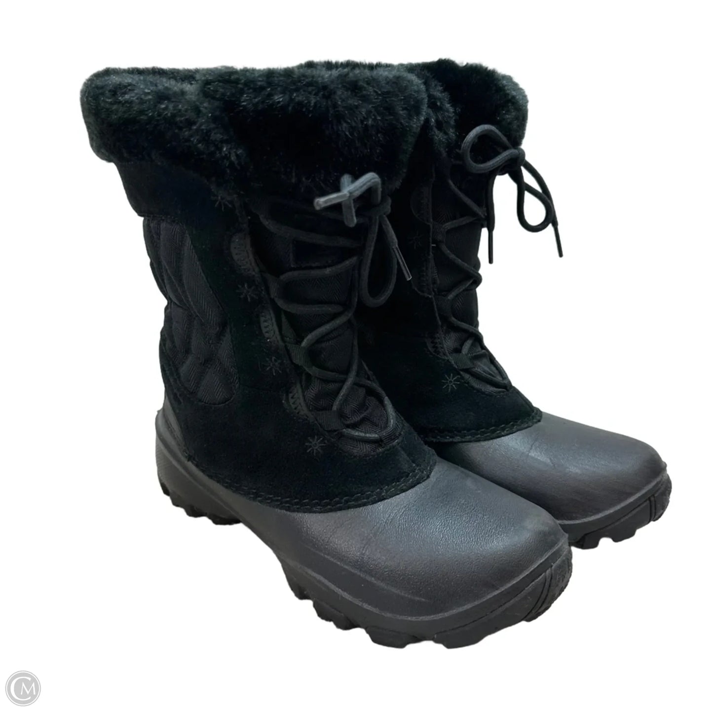 Boots Snow By Columbia In Black, Size: 7