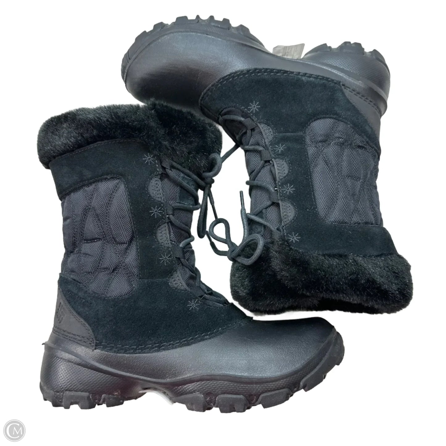 Boots Snow By Columbia In Black, Size: 7