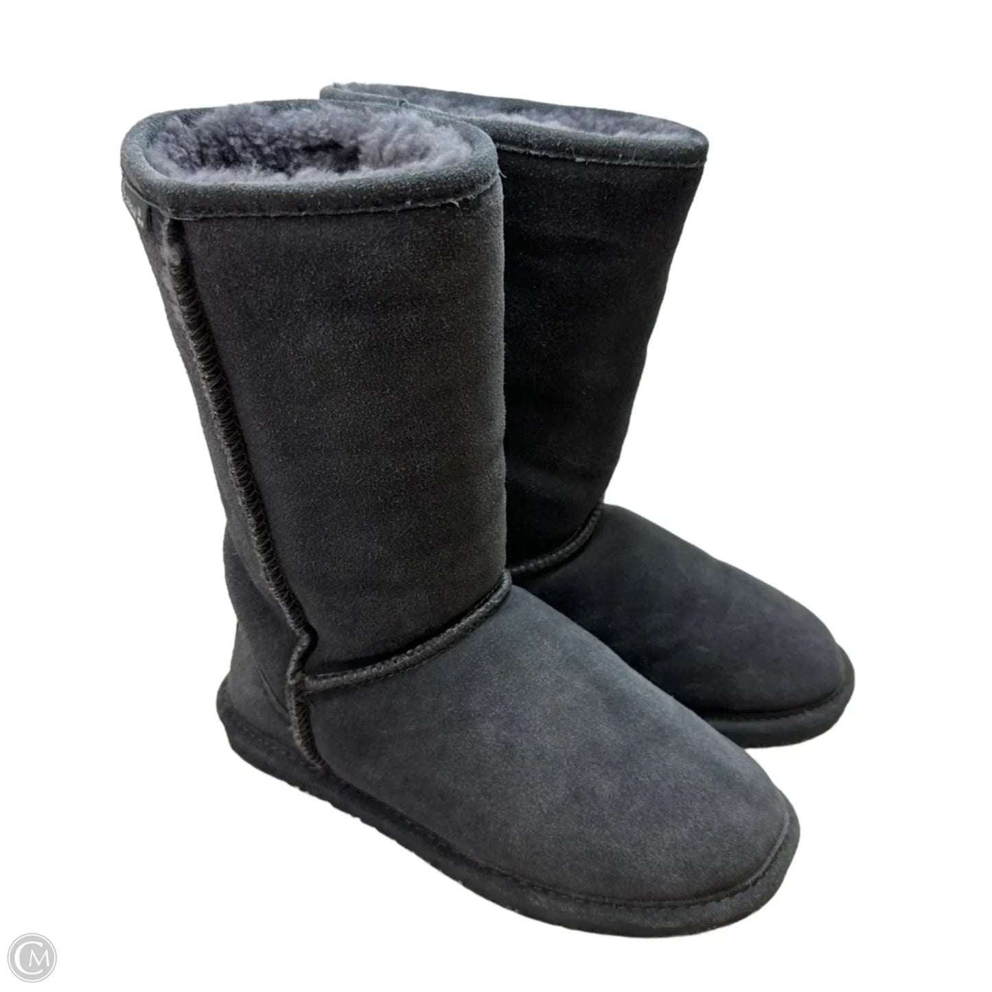 Boots Knee Flats By Bearpaw In Grey, Size: 6