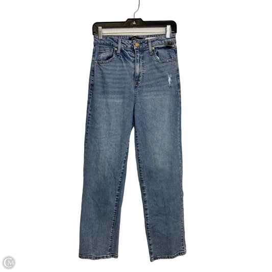 Jeans Straight By Bcbgeneration In Blue Denim, Size: 4