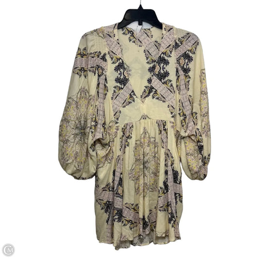 Dress Casual Short By Free People In Yellow, Size: S