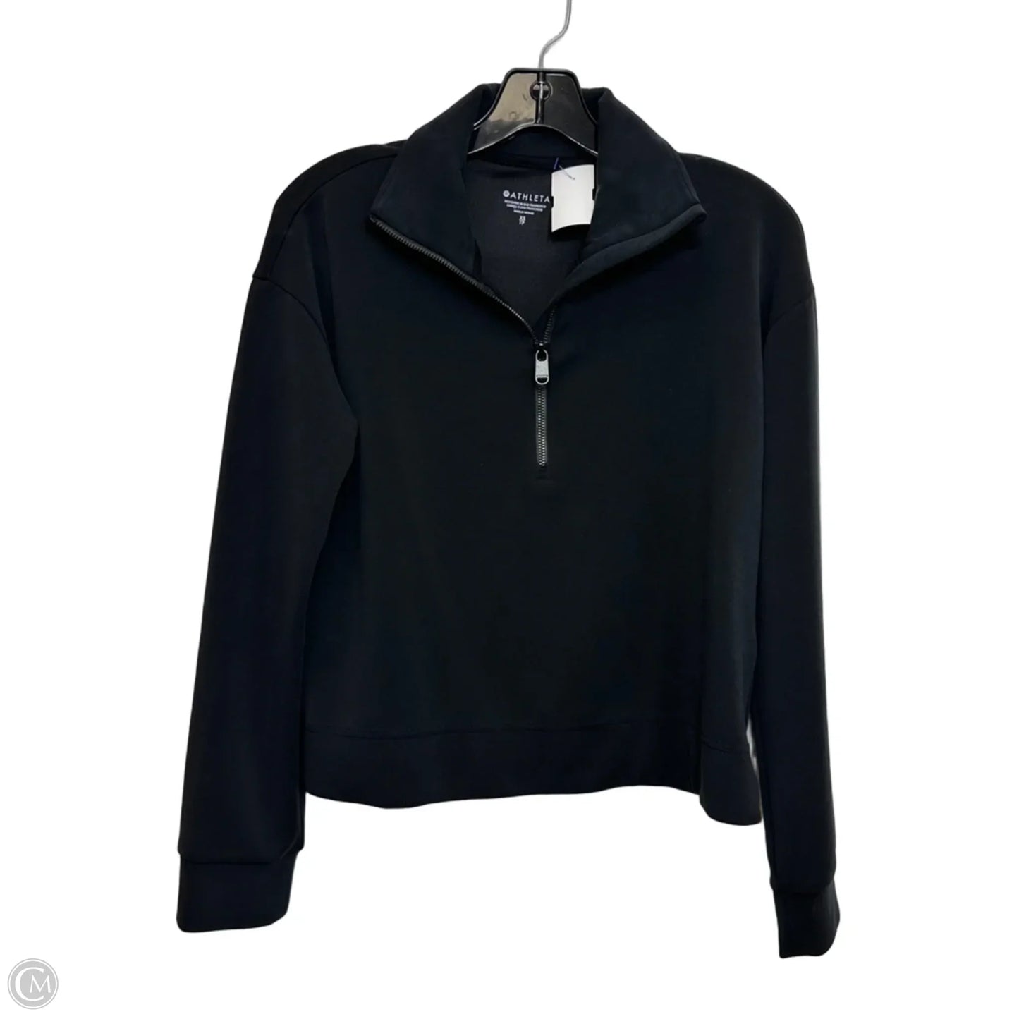 Sweatshirt Collar By Athleta In Black, Size: Xs