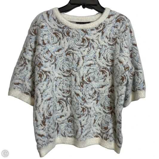 Top Short Sleeve By Tahari In Multi-colored, Size: M