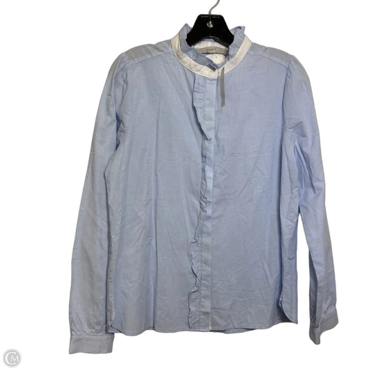 Top Long Sleeve By Loft In Blue, Size: S