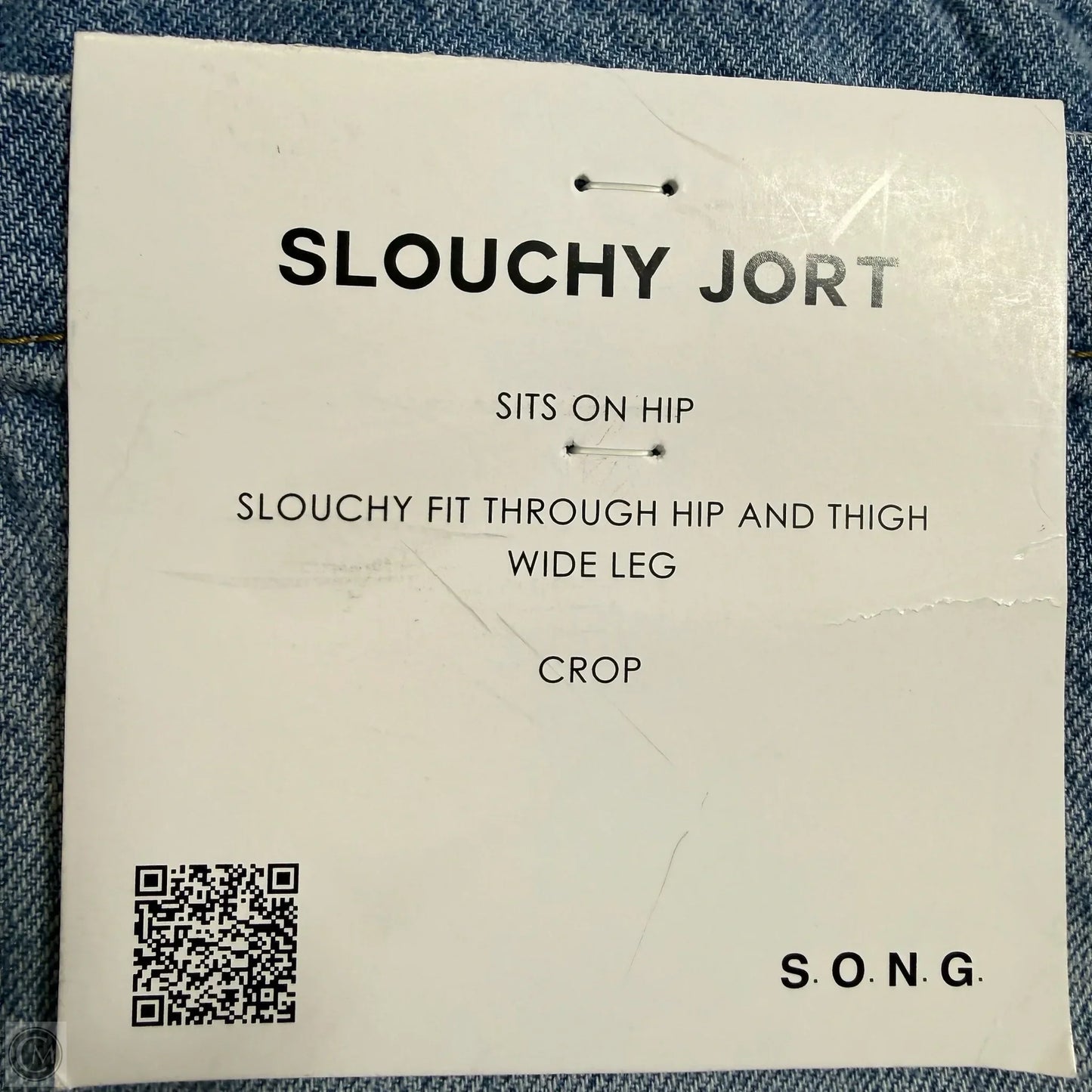 Slouchy jorts By Clothes Mentor In Blue Denim, Size: 10