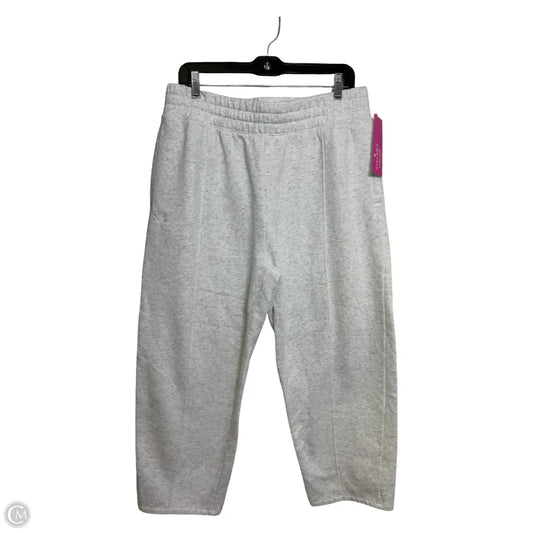 Athletic Pants By Under Armour In Grey, Size: L