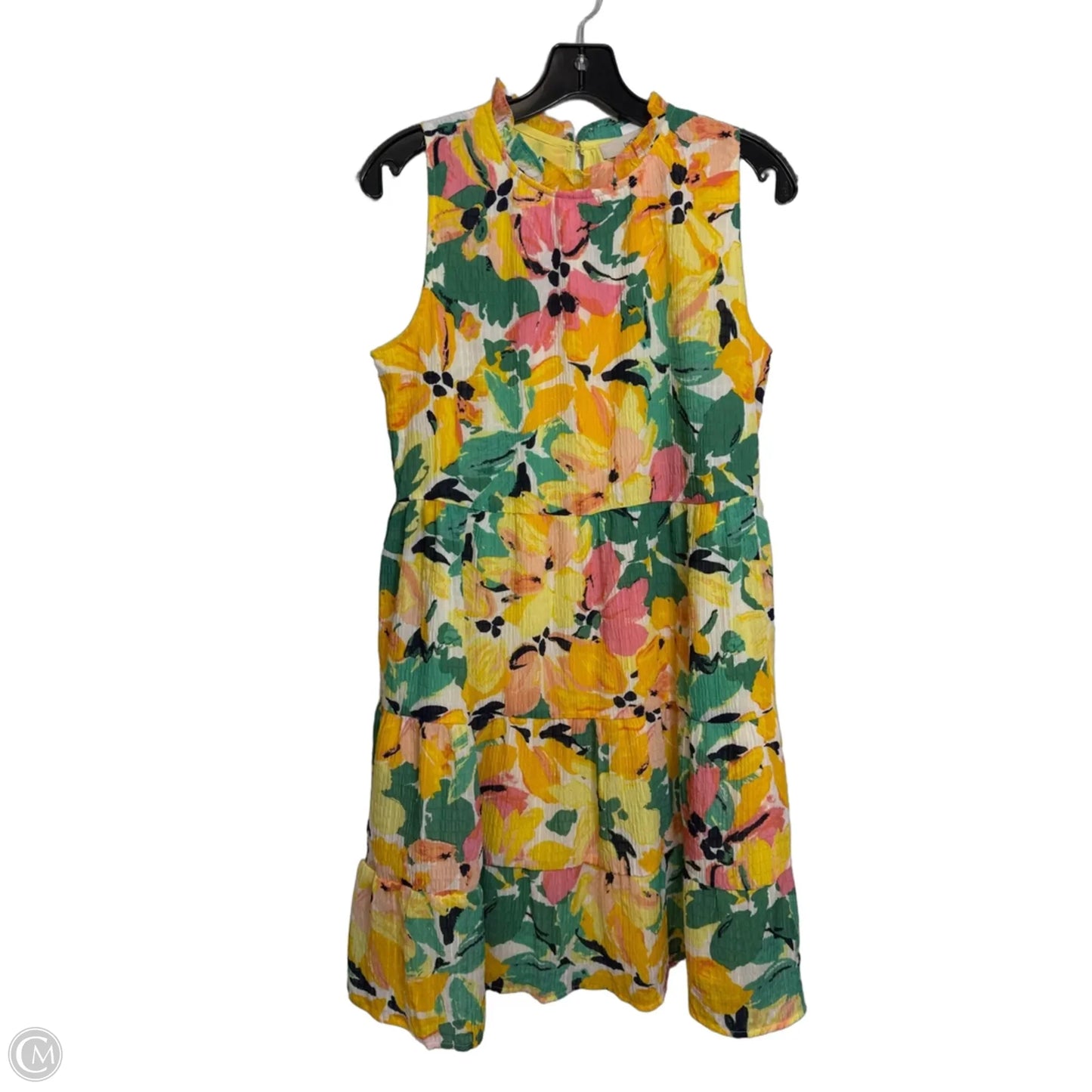 Dress Casual Short By Loft In Tropical Print, Size: S