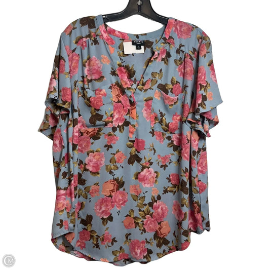 Top Short Sleeve By Torrid In Floral Print, Size: 2x