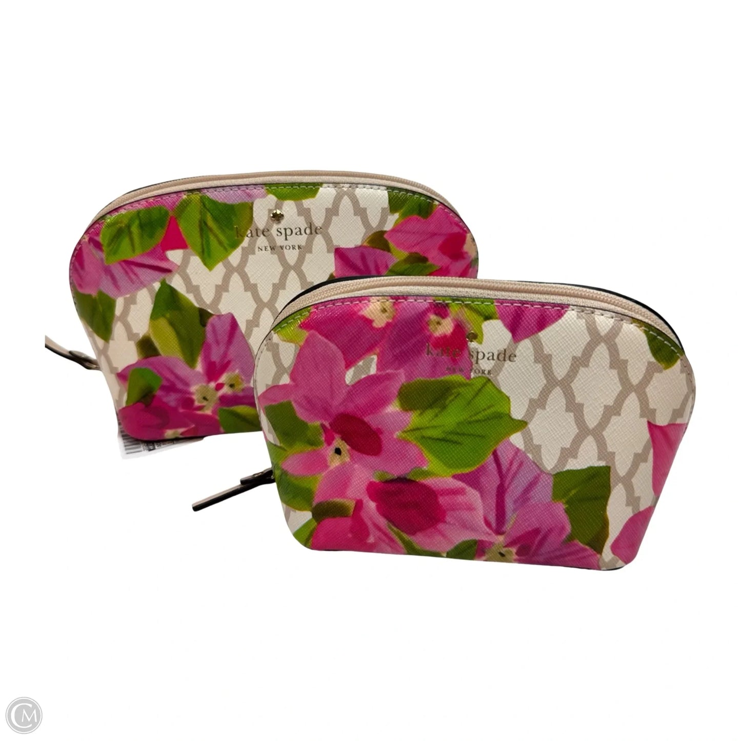 Set of 2 Make up bags Designer Tag By Kate Spade, Size: