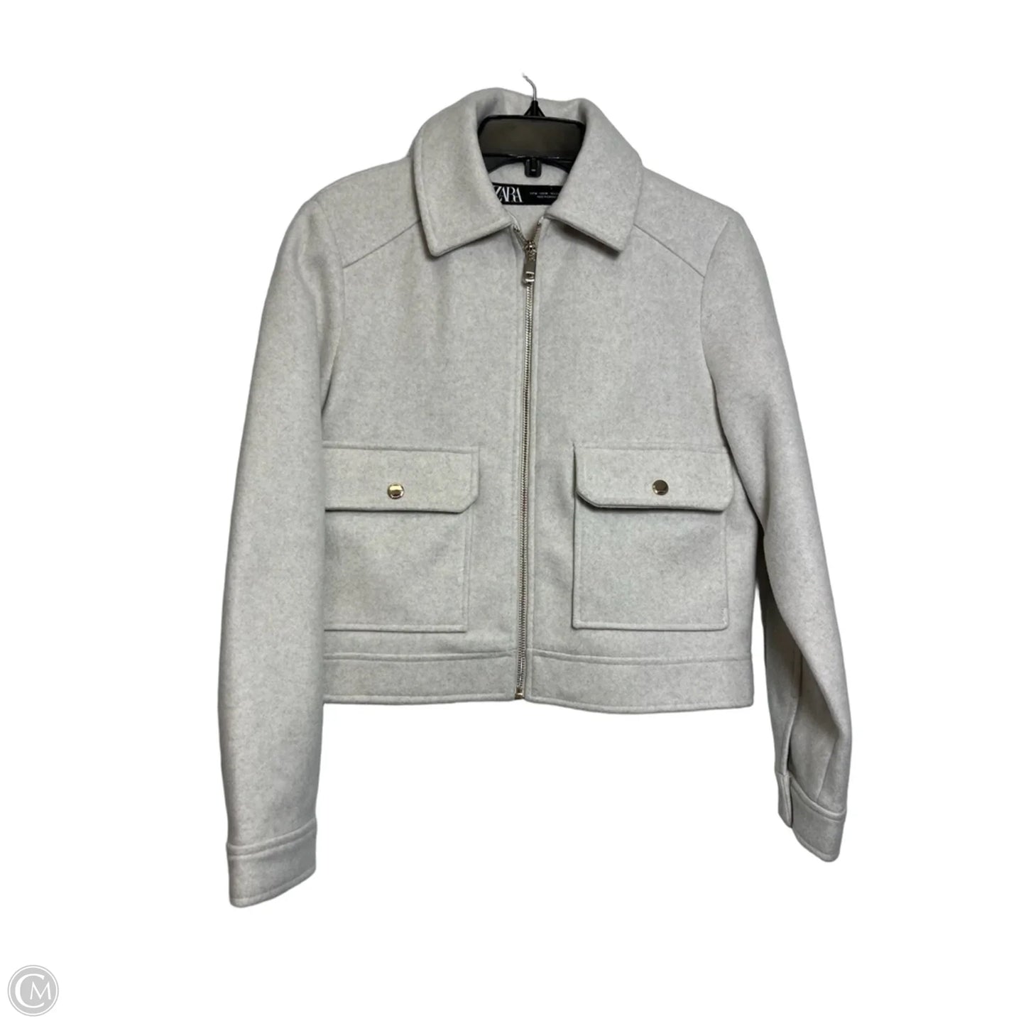 Jacket Other By Zara In Ivory, Size: M