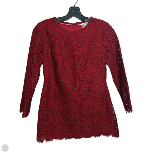 Top Long Sleeve Basic By Boden In Red, Size: S