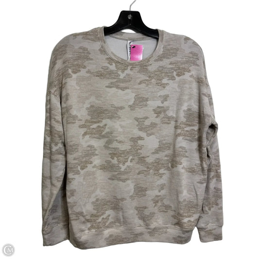 Sweatshirt Crewneck By Athleta In Camouflage Print, Size: Xs