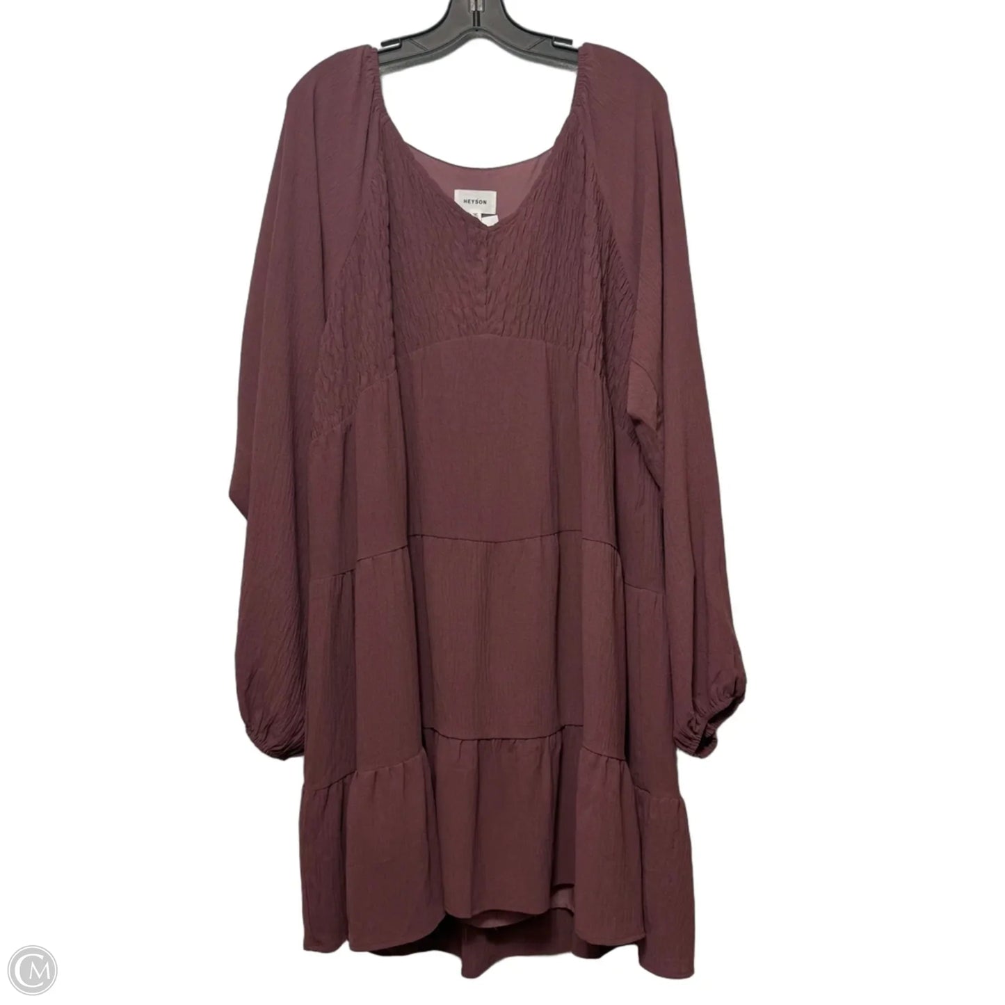 Dress Casual Short By Heyson In Pink, Size: 2x