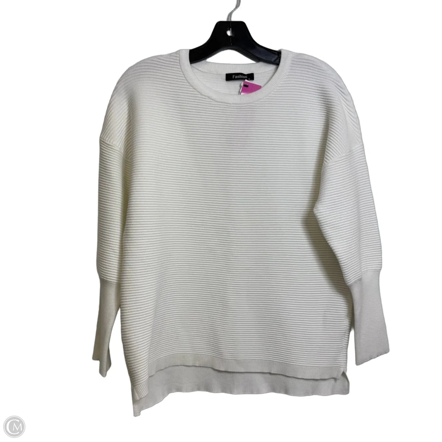 Sweater By Clothes Mentor In White, Size: S