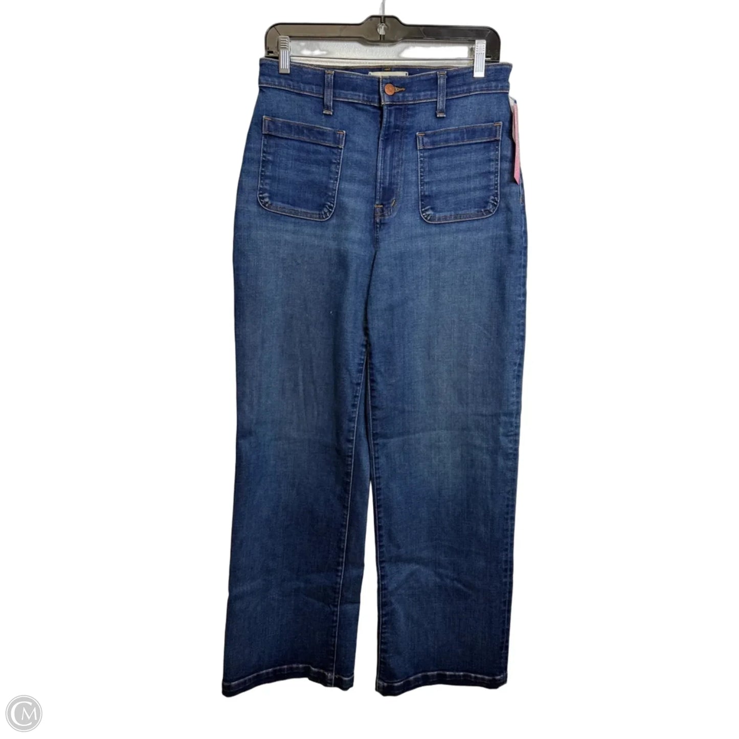 Jeans Wide Leg By Madewell In Blue Denim, Size: 8