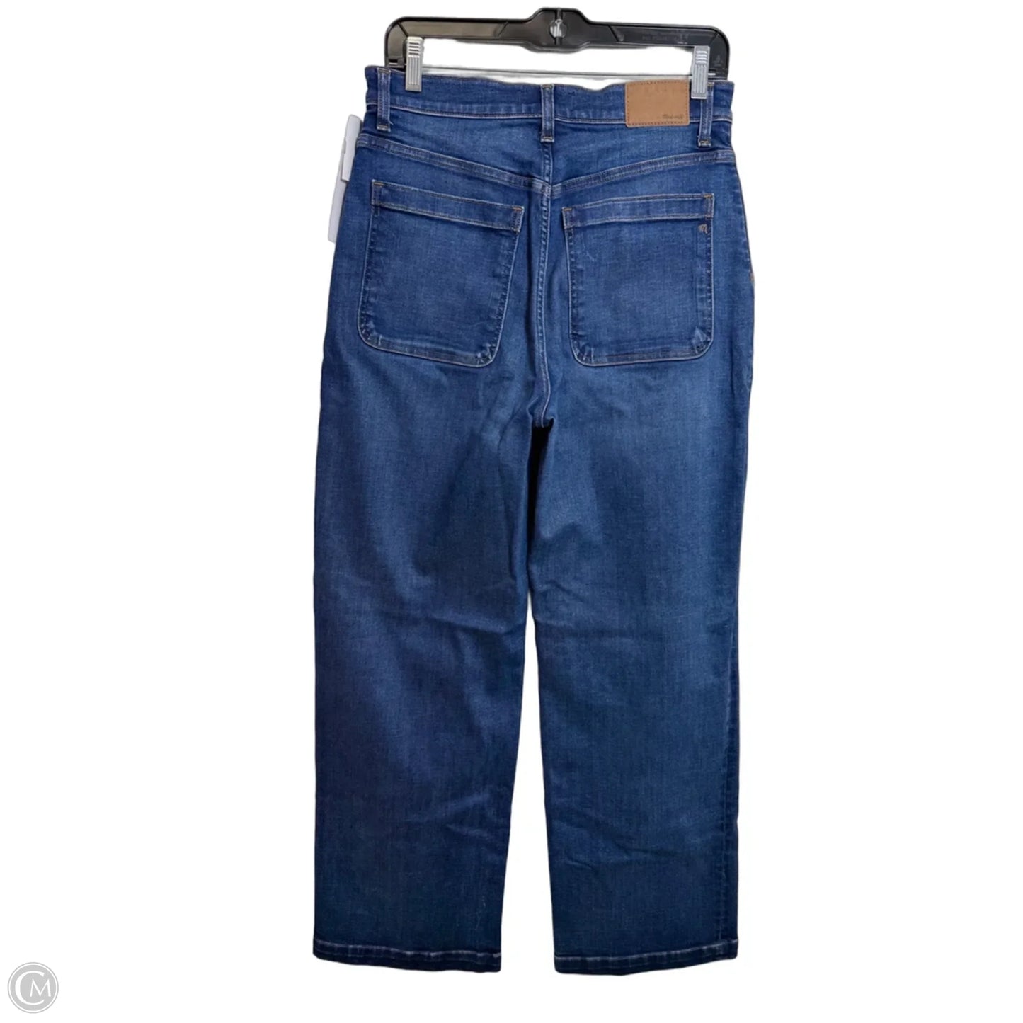 Jeans Wide Leg By Madewell In Blue Denim, Size: 8