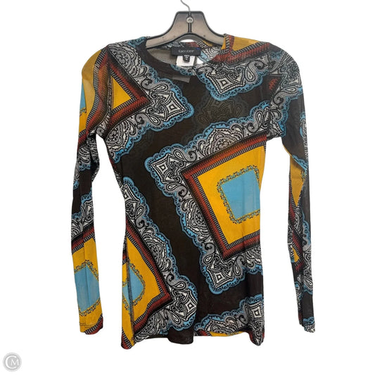 Top Long Sleeve Basic By Karen Kane In Multi-colored, Size: M