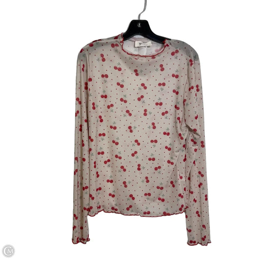 Top Long Sleeve By Clothes Mentor In Red, Size: 1x