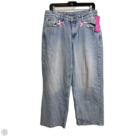 Jeans Wide Leg By No Boundaries In Blue Denim, Size: 8