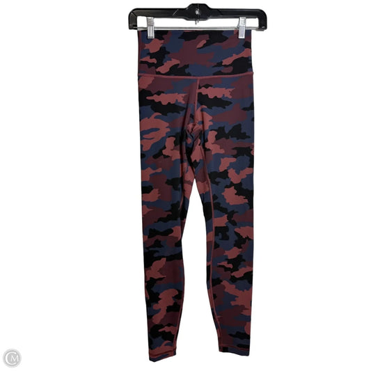 Athletic Leggings By Lululemon In Camouflage Print, Size: S