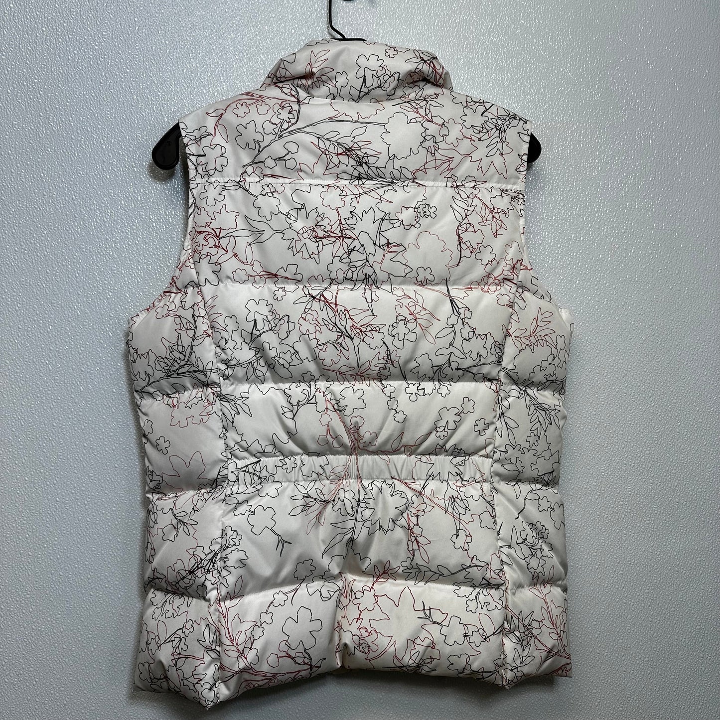 Off White Vest Puffer & Quilted Lands End, Size M
