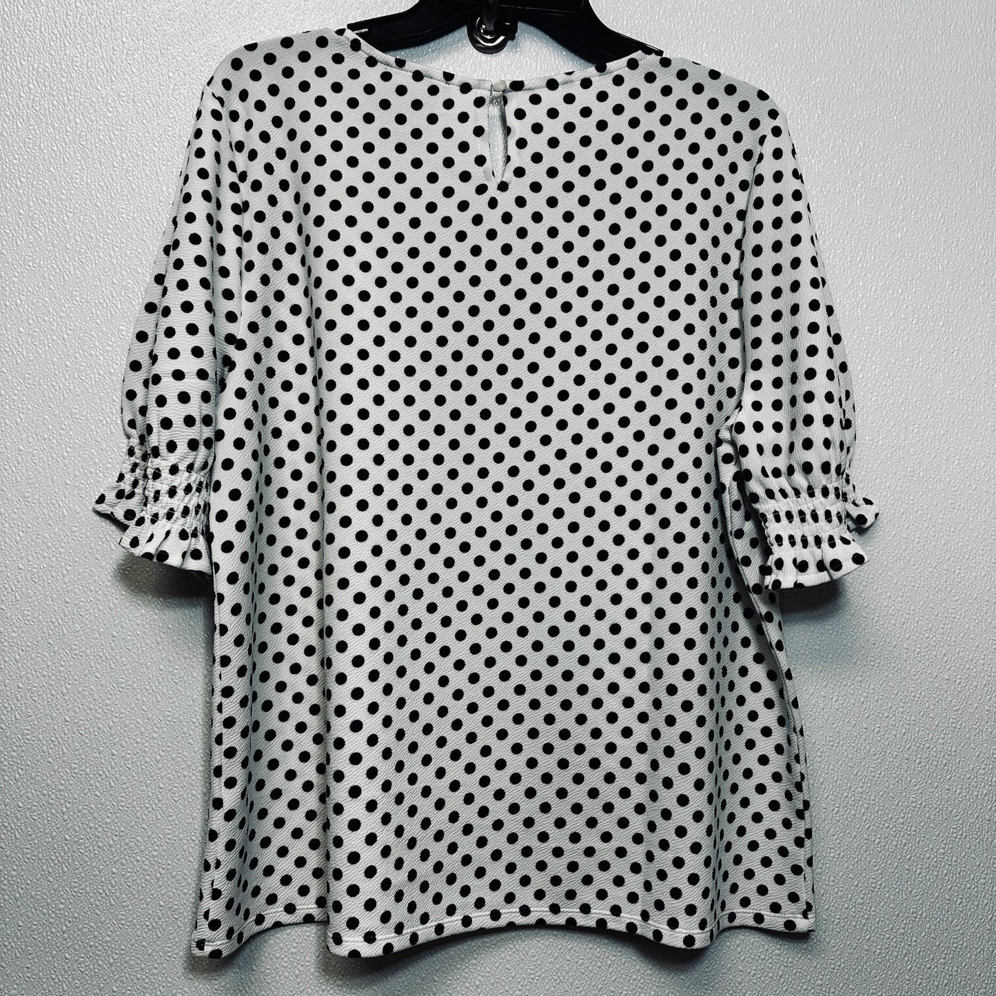 Polkadot Top Short Sleeve Adrianna Papell, Size Xl