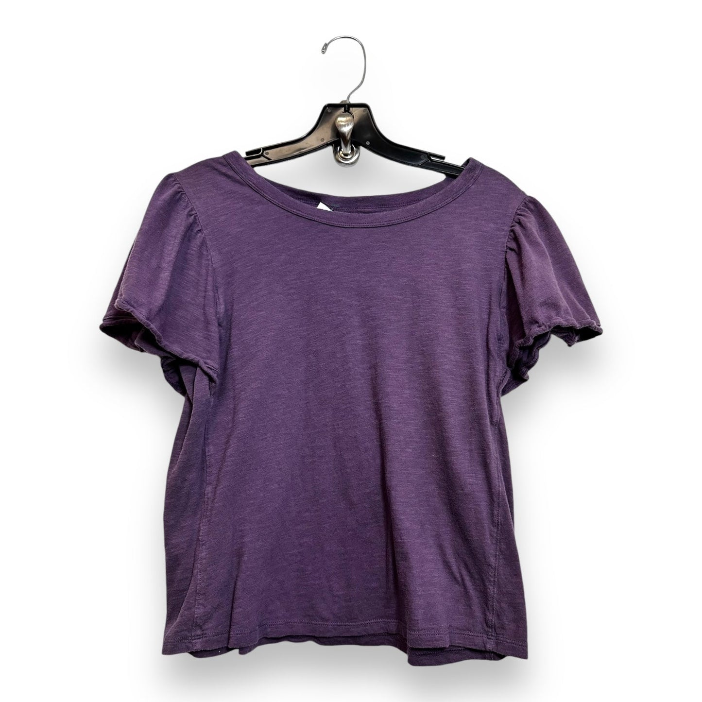 Top Short Sleeve By Sonoma O In Plum, Size: S