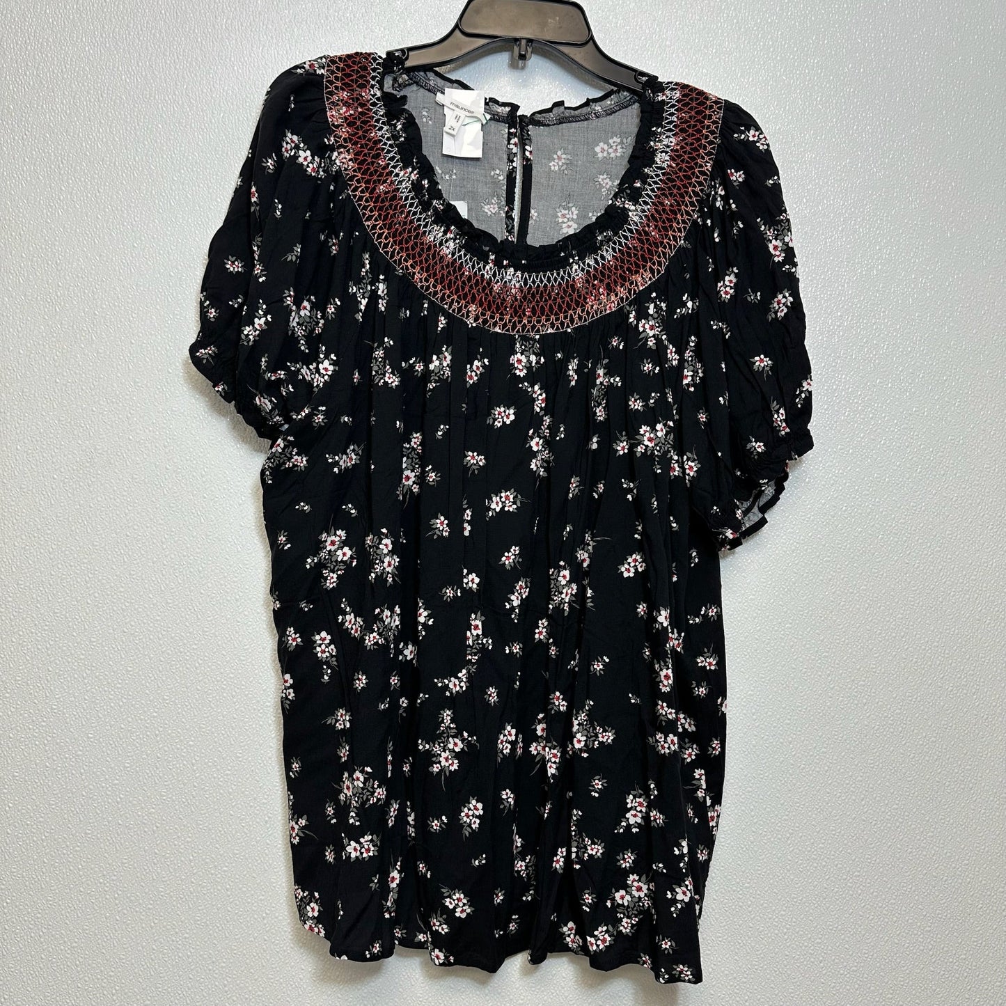 Top Short Sleeve By Maurices  Size: 2x