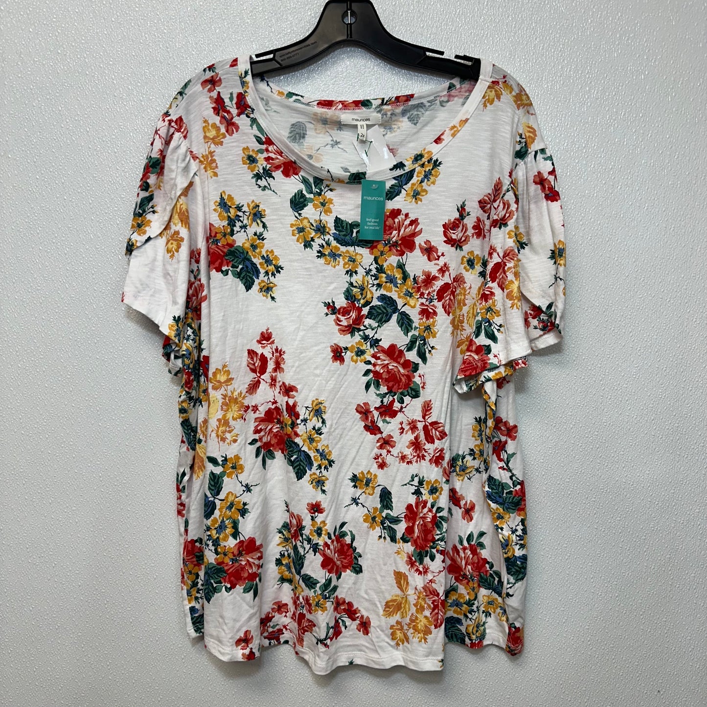 Top Short Sleeve By Maurices  Size: 2x