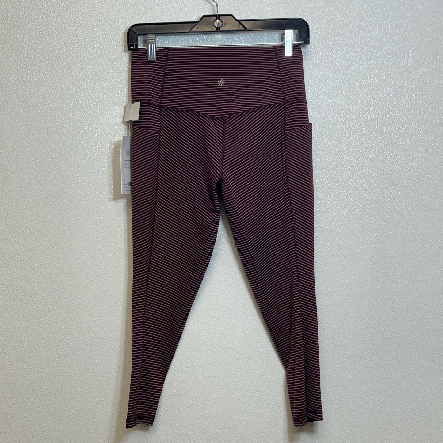 Burgundy Athletic Leggings Athleta, Size M