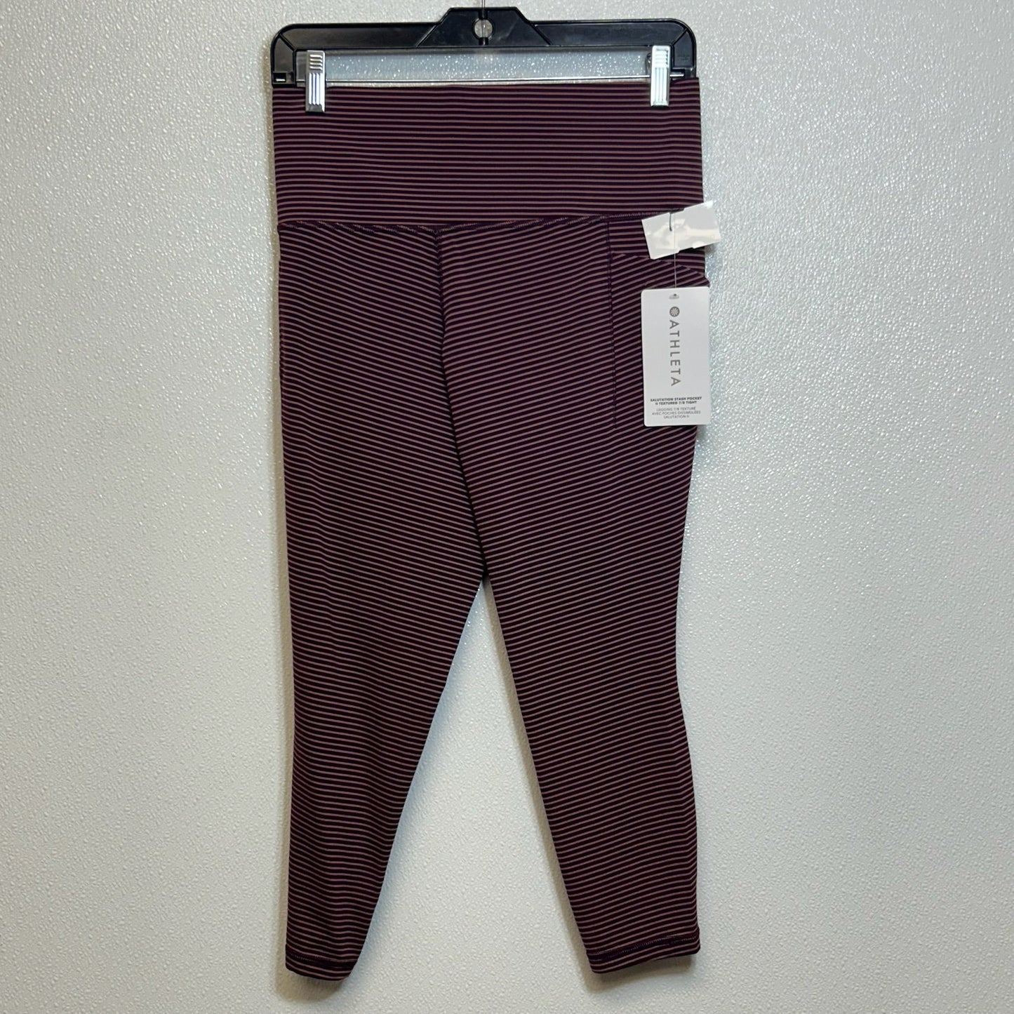 Burgundy Athletic Leggings Athleta, Size M