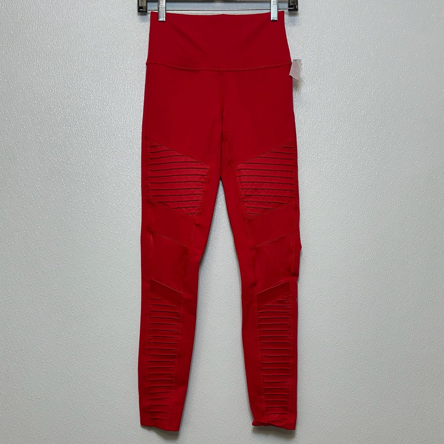 Red Athletic Leggings Alo, Size S