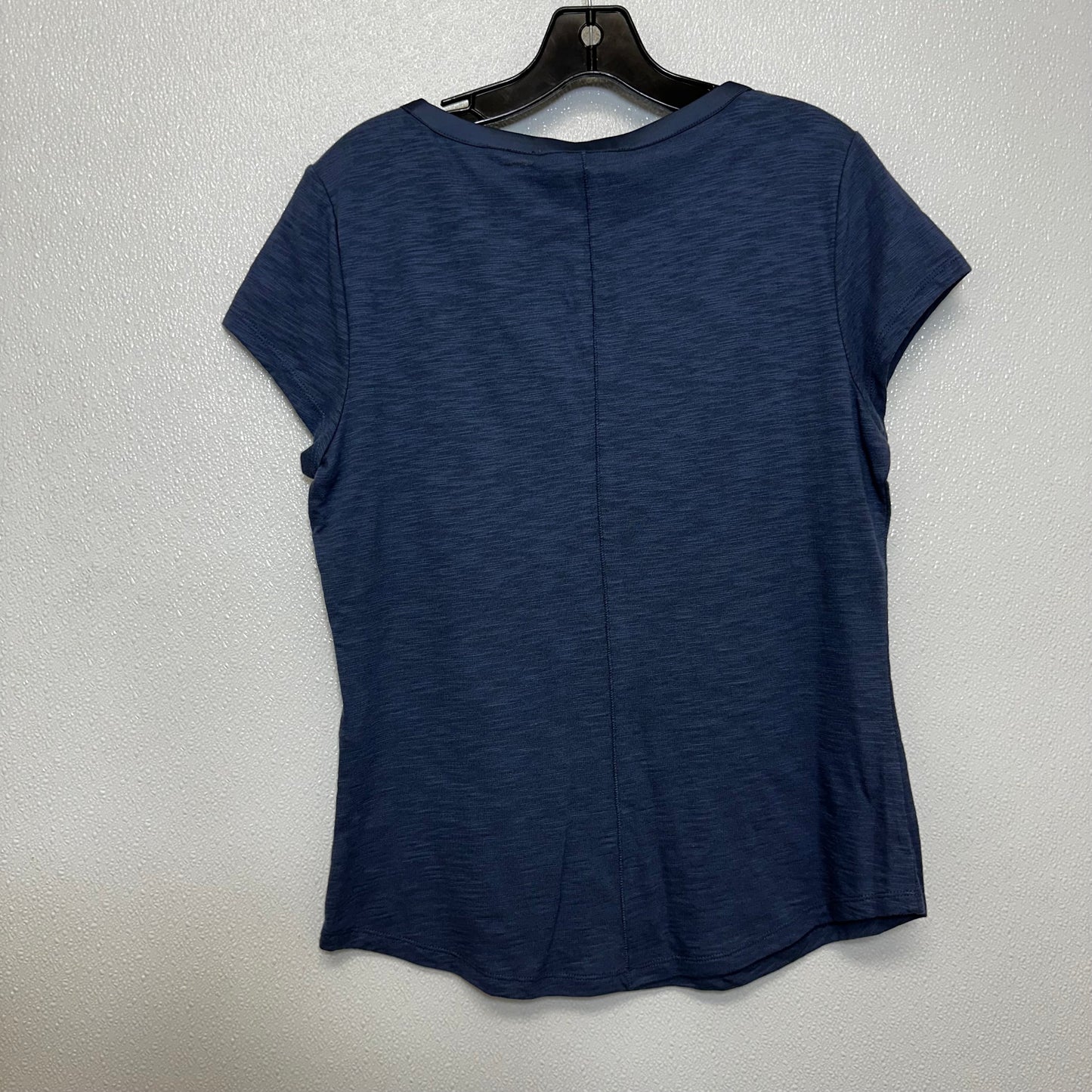 Blue Top Short Sleeve White House Black Market, Size M