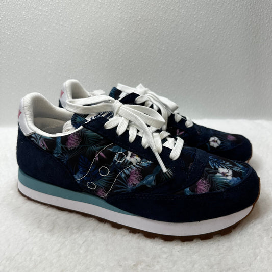 Navy Shoes Sneakers Saucony, Size 8