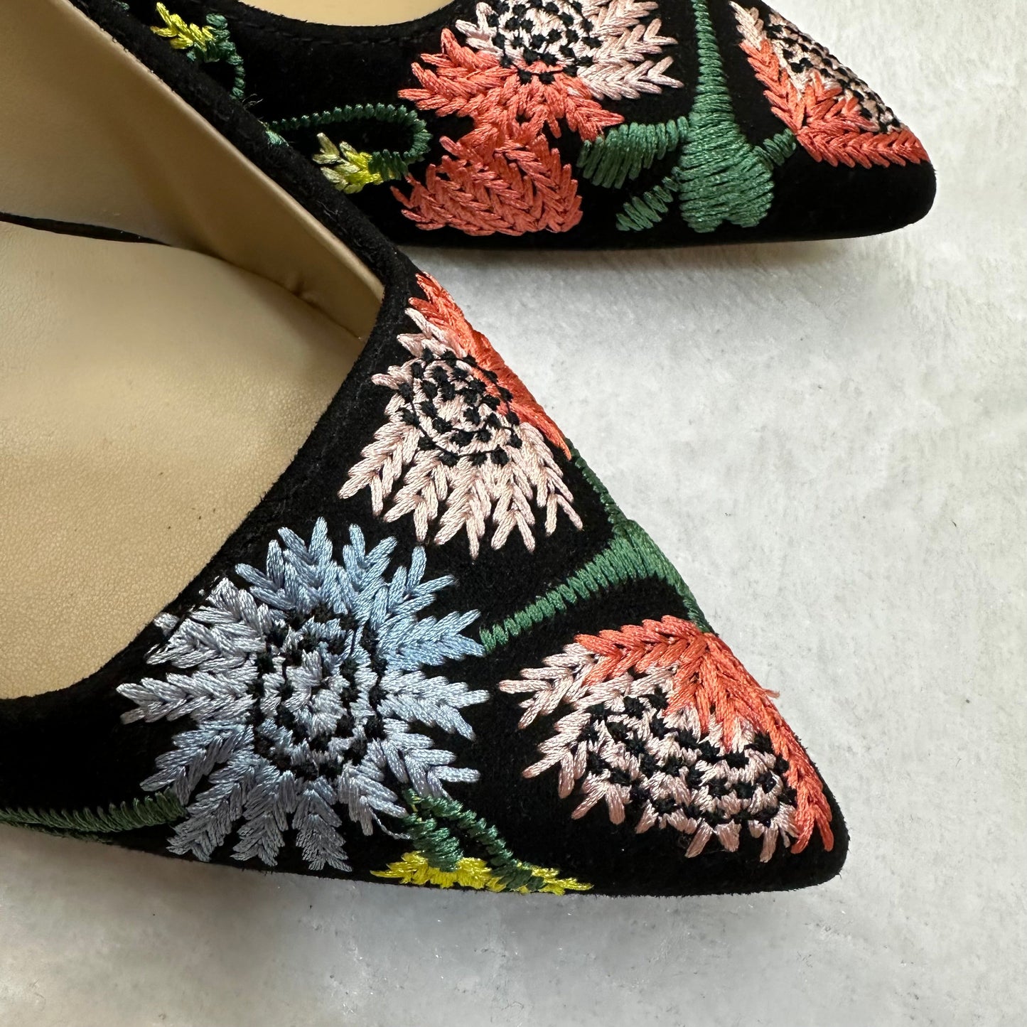 Floral Shoes Heels Stiletto Ann Taylor, Size 8.5