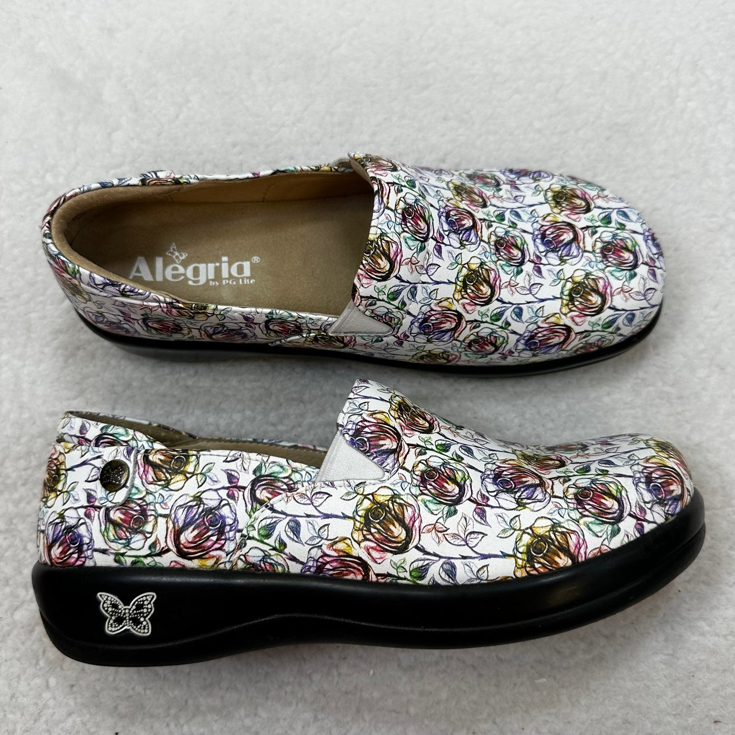 Floral Shoes Flats Other Alegria, Size 7.5