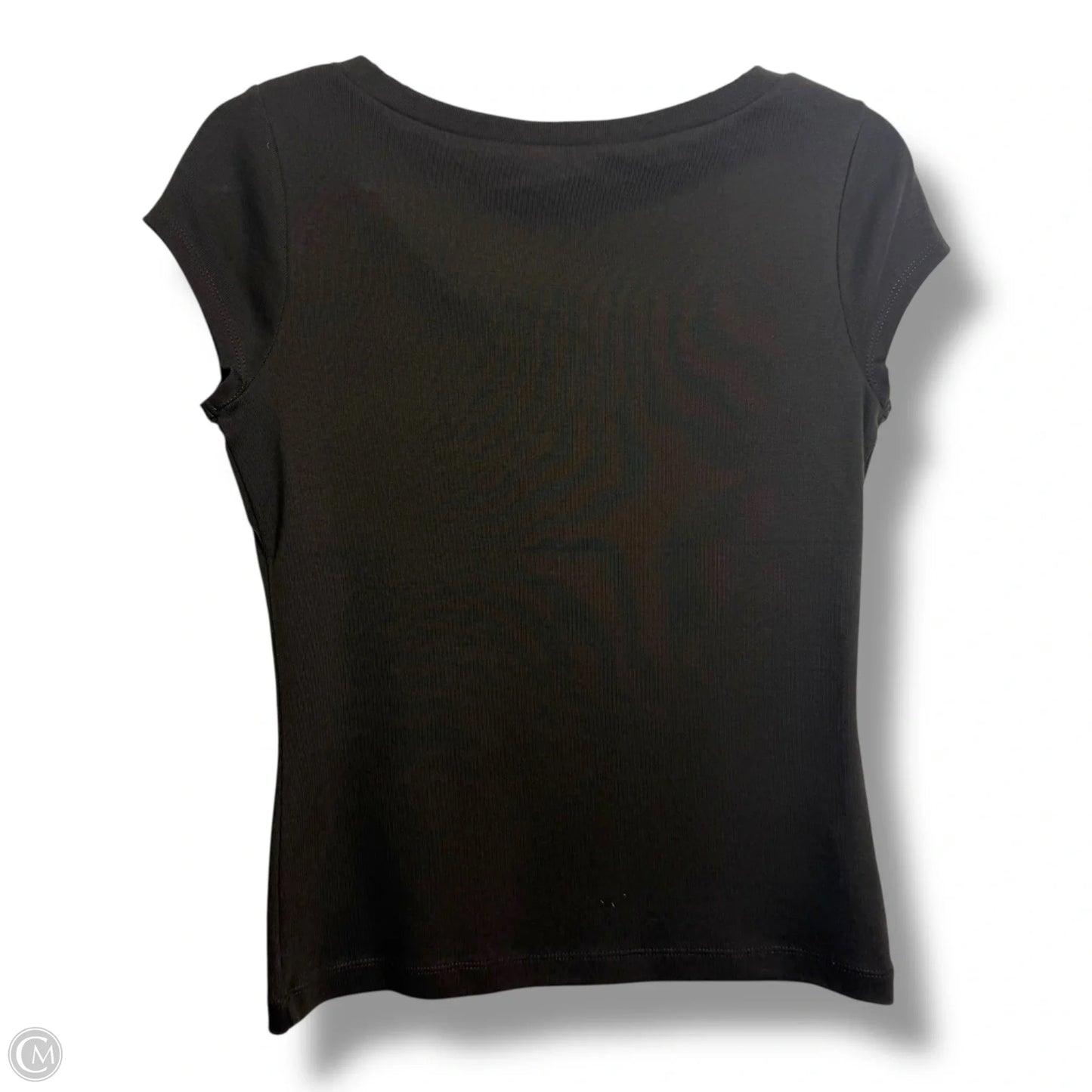 Top Short Sleeve By Loft In Brown, Size: S