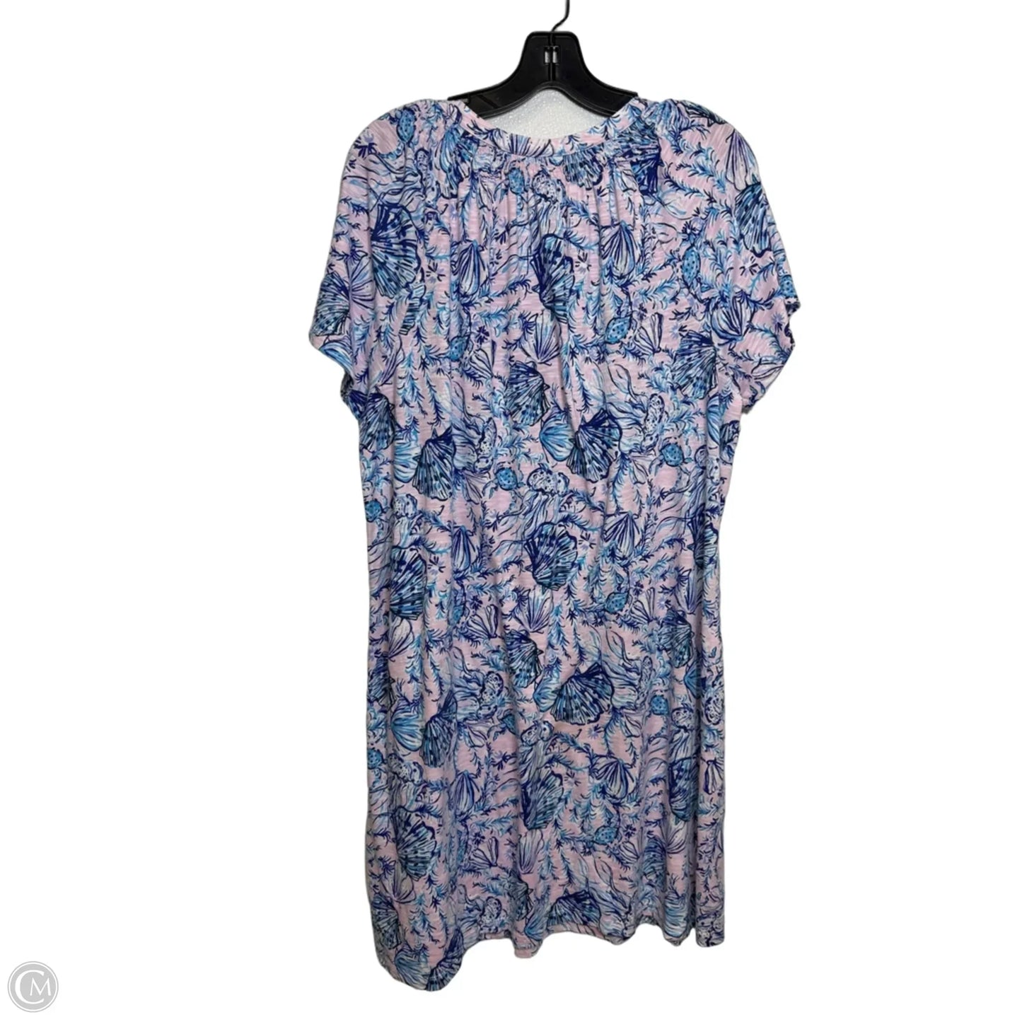 Dress Designer By Lilly Pulitzer In Blue & Pink, Size: Xxl