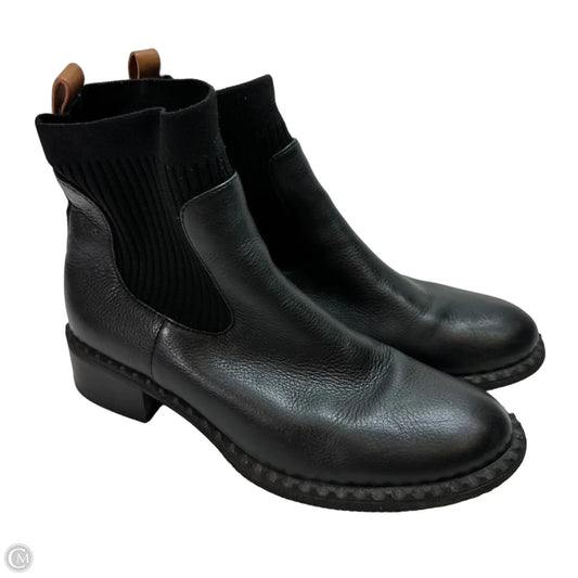 Boots Ankle Heels By Gentle Souls In Black, Size: 9.5